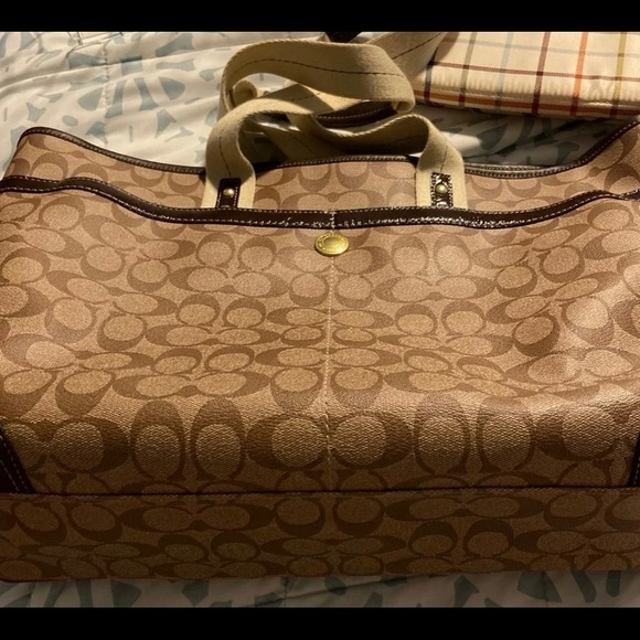 Gently Loved Coach Diaper / laptop bag - Picture 5 of 6